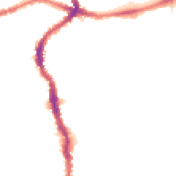Night-time road noise heatmap for E17 3AH