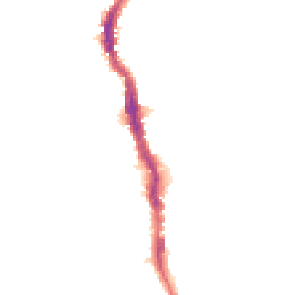 Night-time road noise heatmap for E17 3AP