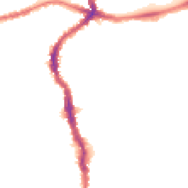 Night-time road noise heatmap for E17 3BE
