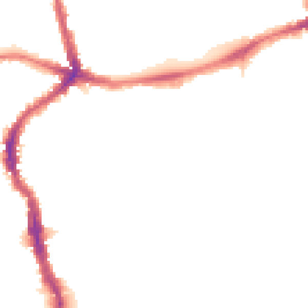 Night-time road noise heatmap for E17 3BW