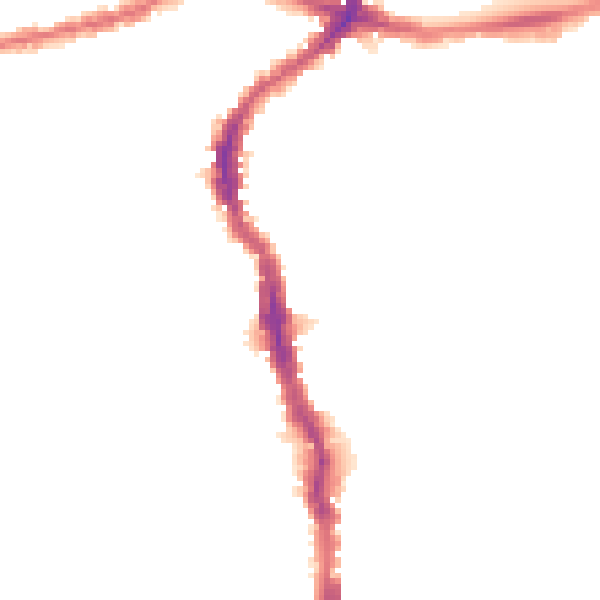 Night-time road noise heatmap for E17 3DZ
