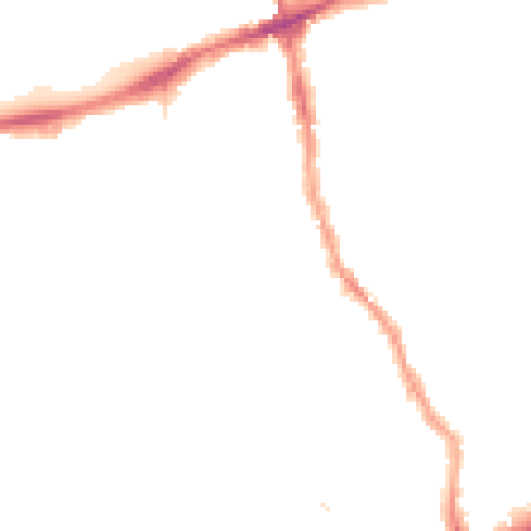 Night-time road noise heatmap for E17 3GY