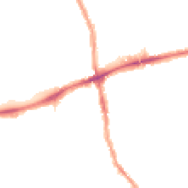 Night-time road noise heatmap for E17 3HY