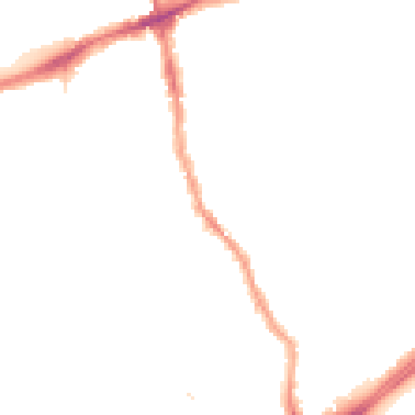 Night-time road noise heatmap for E17 3LX