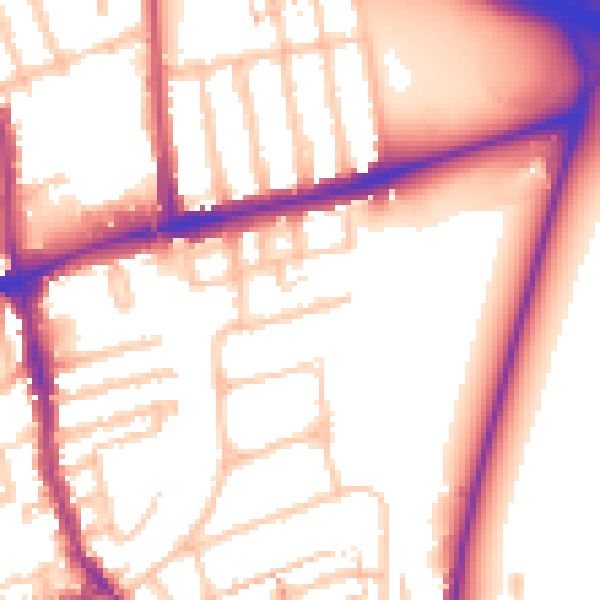 Daytime road noise heatmap for E17 3RH