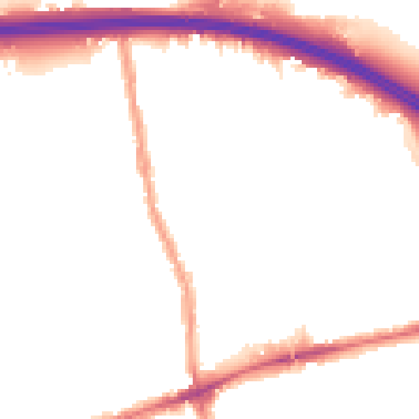 Night-time road noise heatmap for E17 4BE