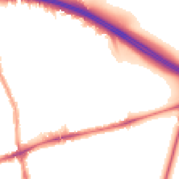 Night-time road noise heatmap for E17 4DQ