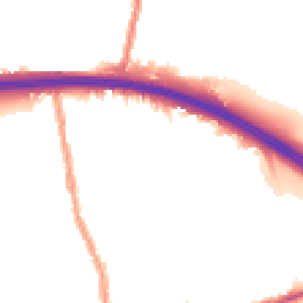 Night-time road noise heatmap for E17 4ED