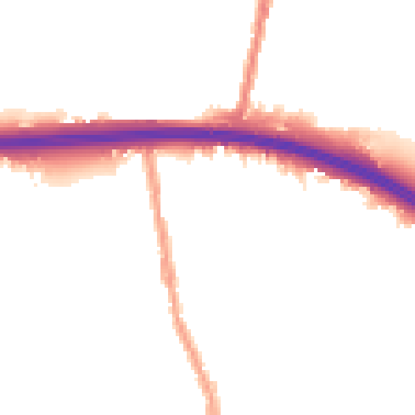 Night-time road noise heatmap for E17 4ER