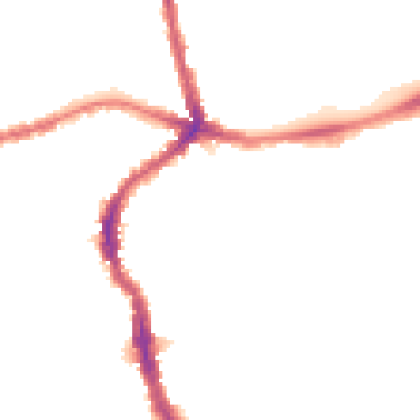 Night-time road noise heatmap for E17 4SL