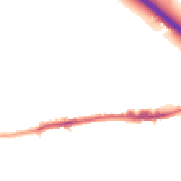 Night-time road noise heatmap for E17 5EB