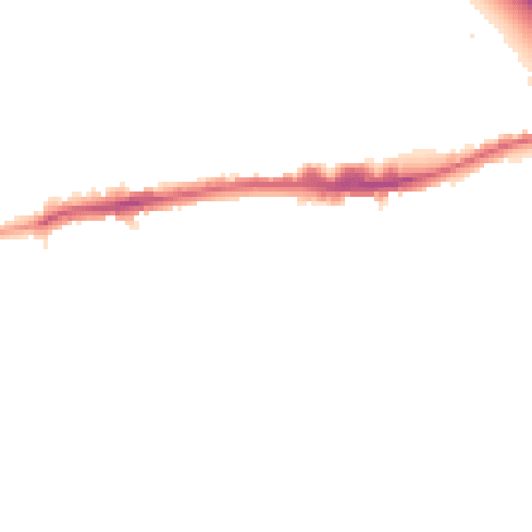Night-time road noise heatmap for E17 5HP
