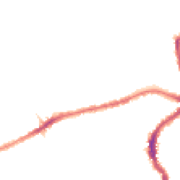 Night-time road noise heatmap for E17 5JY