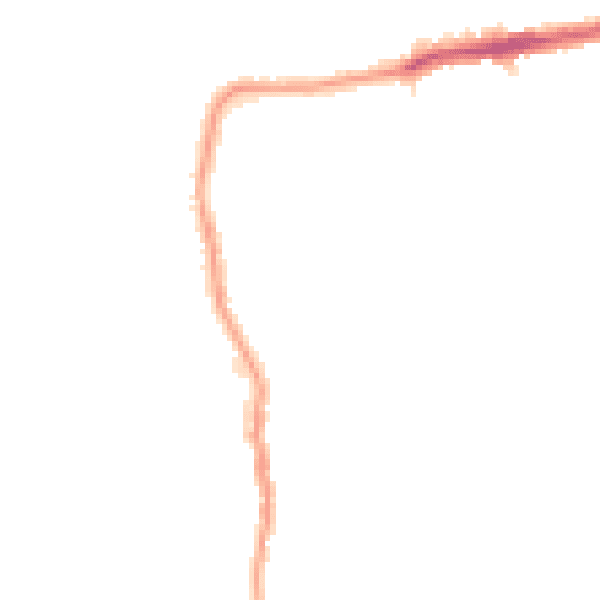 Night-time road noise heatmap for E17 6AG