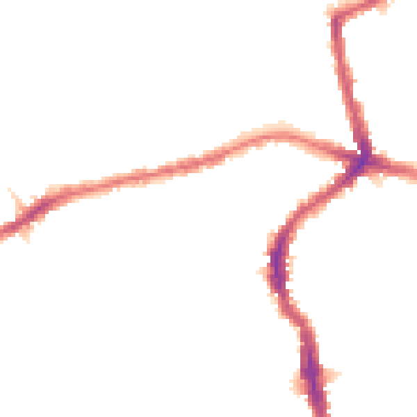 Night-time road noise heatmap for E17 6QH