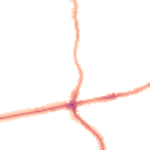 Night-time road noise heatmap for E17 6SY