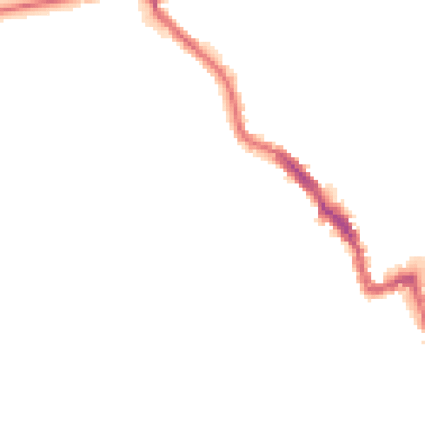 Night-time road noise heatmap for E17 7AN