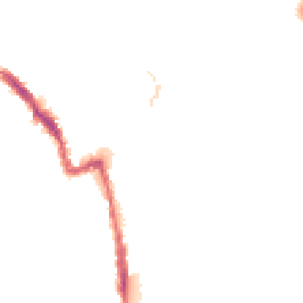 Night-time road noise heatmap for E17 7NY