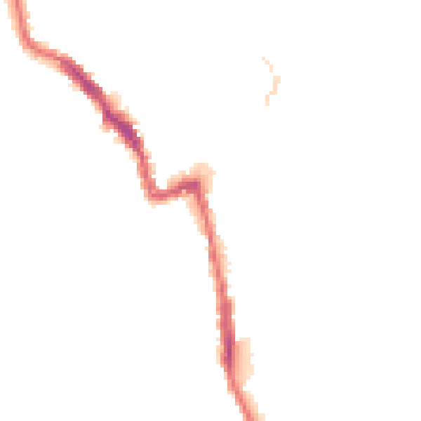 Night-time road noise heatmap for E17 7PD