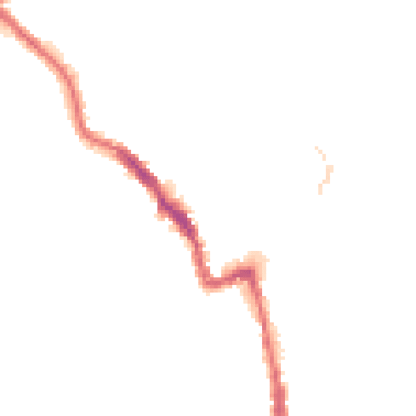 Night-time road noise heatmap for E17 7PP