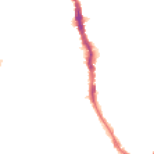 Night-time road noise heatmap for E17 7QL