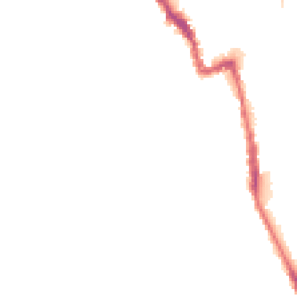 Night-time road noise heatmap for E17 8AU