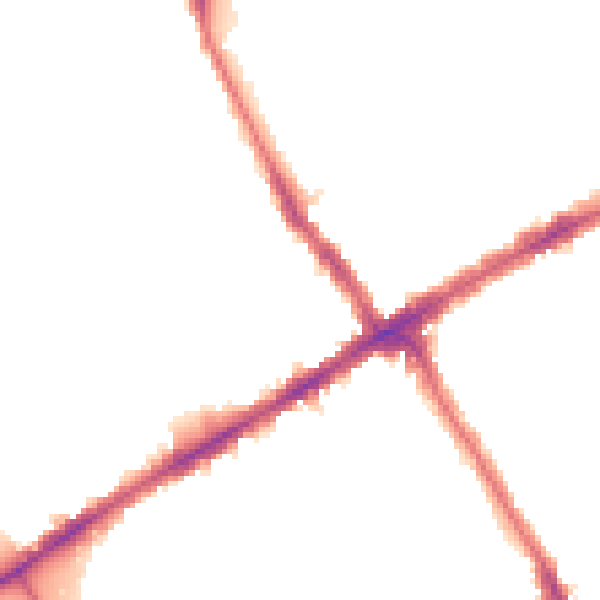 Night-time road noise heatmap for E17 8EG