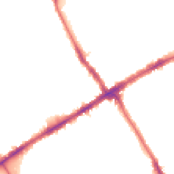 Night-time road noise heatmap for E17 8HA