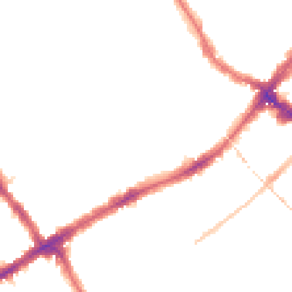 Night-time road noise heatmap for E17 8JB