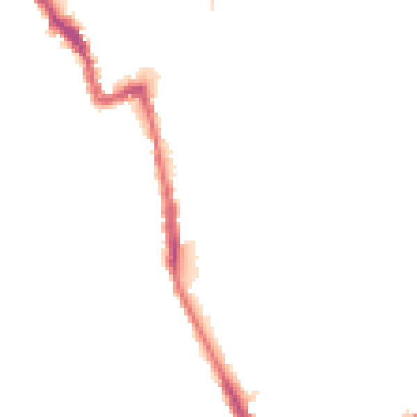 Night-time road noise heatmap for E17 8PN