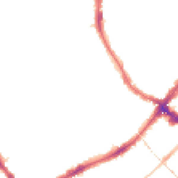 Night-time road noise heatmap for E17 8QH