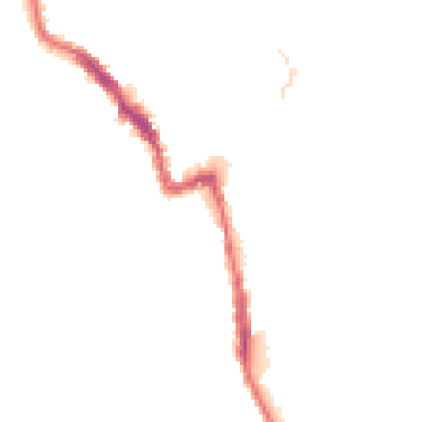 Night-time road noise heatmap for E17 8RY