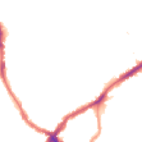 Night-time road noise heatmap for E17 9GX