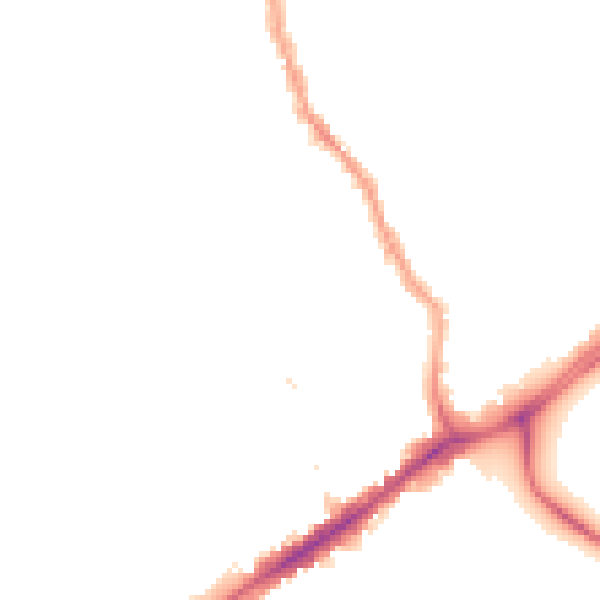 Night-time road noise heatmap for E17 9HH