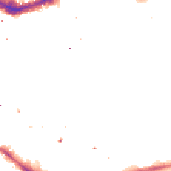 Night-time road noise heatmap for E1W 1NG