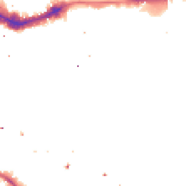 Night-time road noise heatmap for E1W 1NZ