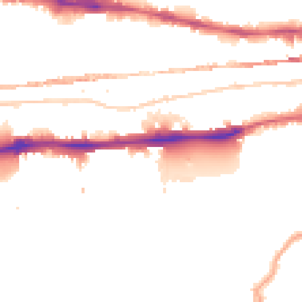 Night-time road noise heatmap for E1W 3DJ
