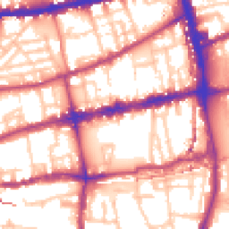 Daytime road noise heatmap for E2 0AH