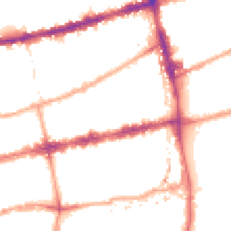 Night-time road noise heatmap for E2 0BE