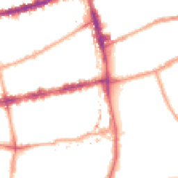 Night-time road noise heatmap for E2 0EA
