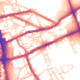 Daytime road noise heatmap for E2 0NF