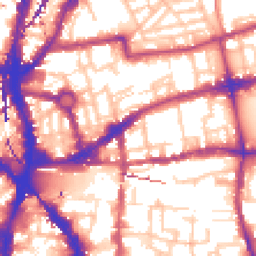 Daytime road noise heatmap for E2 6DG
