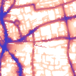 Daytime road noise heatmap for E2 6DU