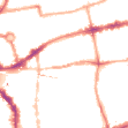 Night-time road noise heatmap for E2 6DX