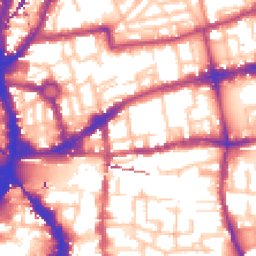 Daytime road noise heatmap for E2 6DZ