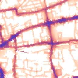 Daytime road noise heatmap for E2 6ET