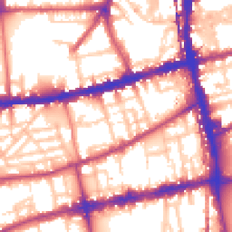 Daytime road noise heatmap for E2 6GA