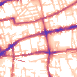 Daytime road noise heatmap for E2 6GJ