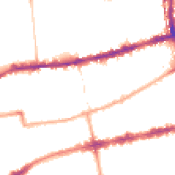 Night-time road noise heatmap for E2 7AG