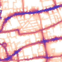 Daytime road noise heatmap for E2 7BF